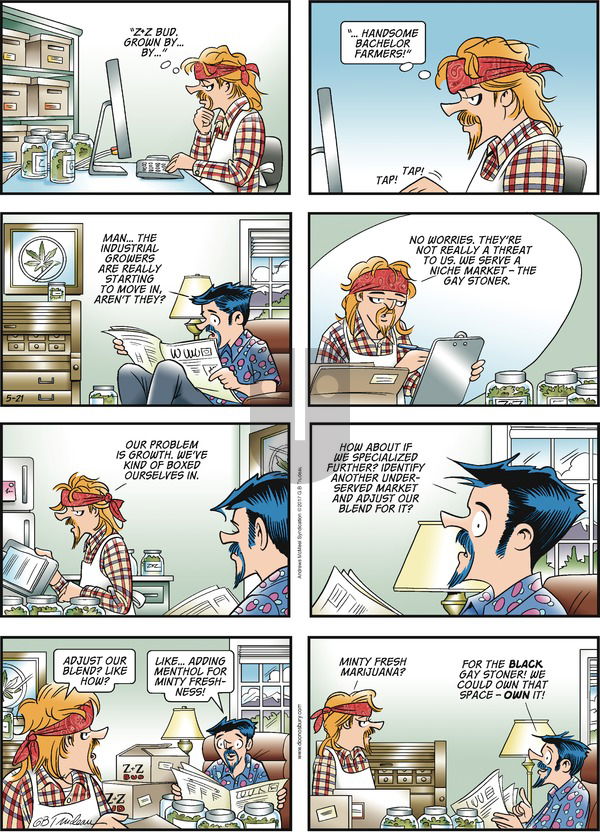 Doonesbury on Sunday May 21, 2017 Comic Strip