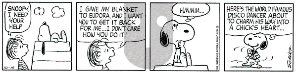 Peanuts - Monday October 16, 1978 Comic Strip