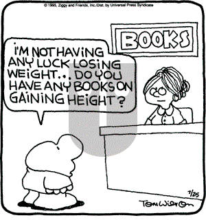 Ziggy on Tuesday July 25, 1995 Comic Strip