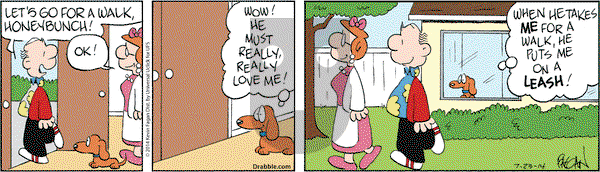 Drabble on Wednesday July 23, 2014 Comic Strip