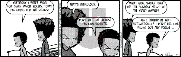 The Boondocks on Tuesday February 11, 2014 Comic Strip