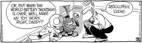 The Buckets on Saturday December 27, 2003 Comic Strip