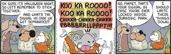 DeFlocked - Saturday October 23, 2010 Comic Strip