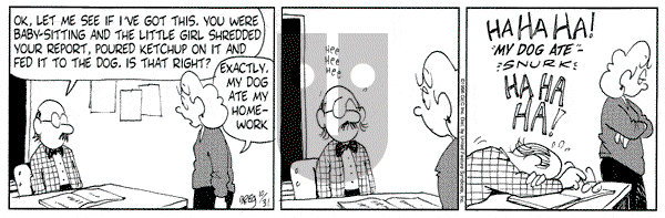 Luann on Thursday October 31, 1996 Comic Strip