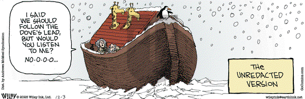 Non Sequitur on Wednesday December 3, 2025 Comic Strip