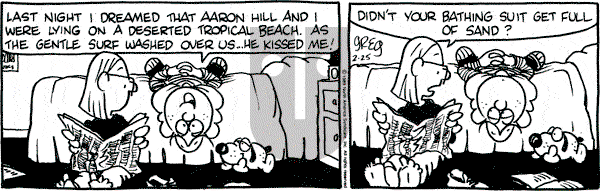 Luann on Saturday February 25, 1989 Comic Strip