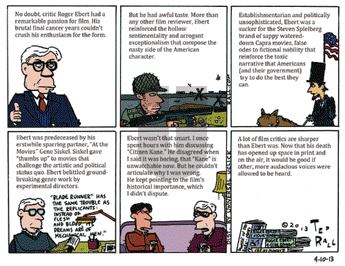 Ted Rall on Wednesday April 10, 2013 Comic Strip