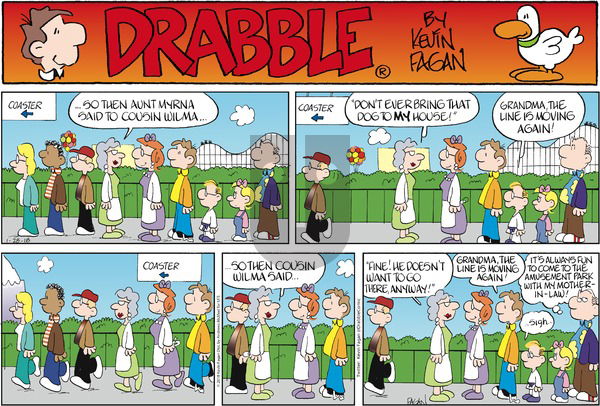 Drabble on Sunday January 28, 2018 Comic Strip