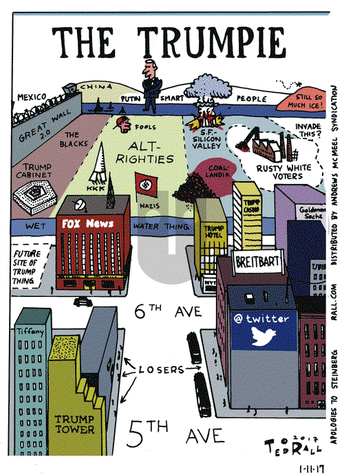 Ted Rall on Wednesday January 11, 2017 Comic Strip