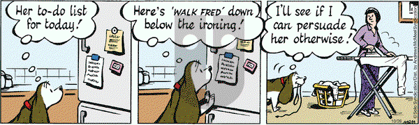 Fred Basset on Monday October 26, 2020 Comic Strip