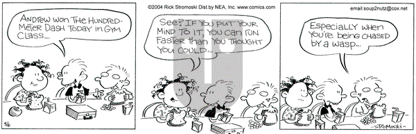 Soup to Nutz - Old on Sunday May 16, 2004 Comic Strip