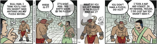 Alley Oop on Friday July 4, 2025 Comic Strip