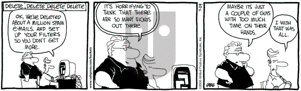 The Buckets on Saturday July 29, 2006 Comic Strip
