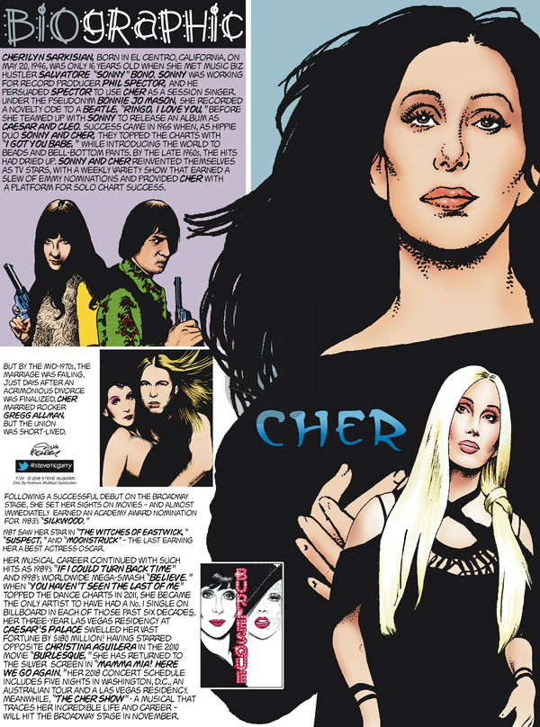 Biographic on Sunday July 29, 2018 Comic Strip