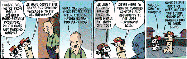 Pooch Cafe on Monday January 16, 2012 Comic Strip