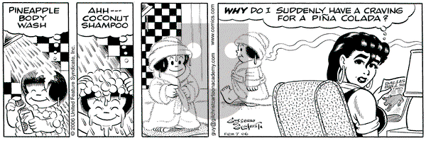 Nancy on Tuesday February 7, 2006 Comic Strip