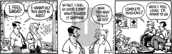 Betty - Monday July 5, 1999 Comic Strip