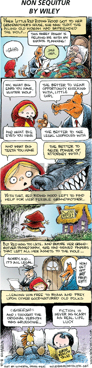 Non Sequitur on Sunday August 12, 2007 Comic Strip