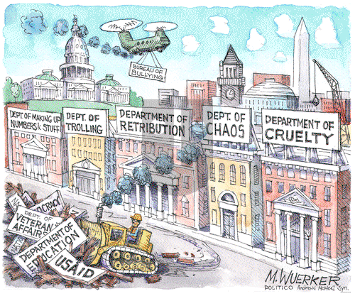 Matt Wuerker - Tuesday March 11, 2025 Comic Strip