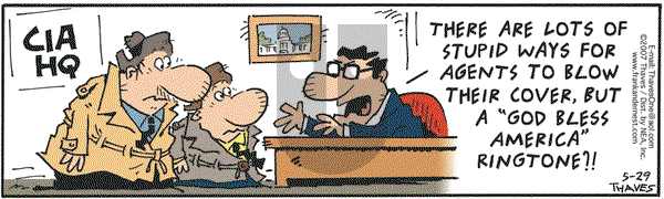 Frank and Ernest on Tuesday May 29, 2007 Comic Strip