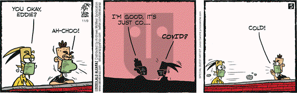 La Cucaracha on Monday November 9, 2020 Comic Strip