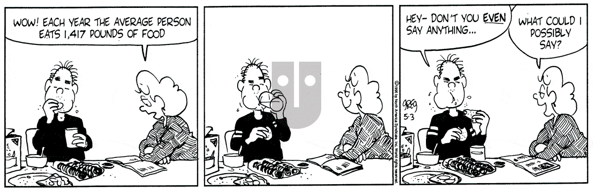 Luann - Wednesday May 3, 1995 Comic Strip