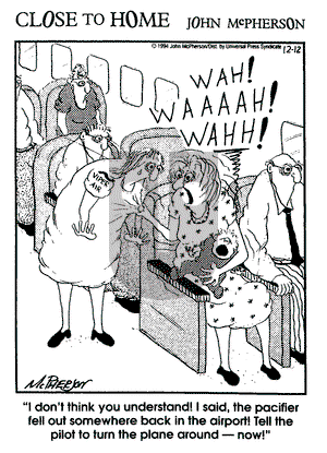 Close to Home on Monday December 12, 1994 Comic Strip
