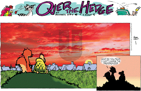 Over the Hedge on Sunday June 12, 2011 Comic Strip