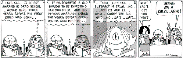 Cathy Classics on Monday May 17, 1999 Comic Strip