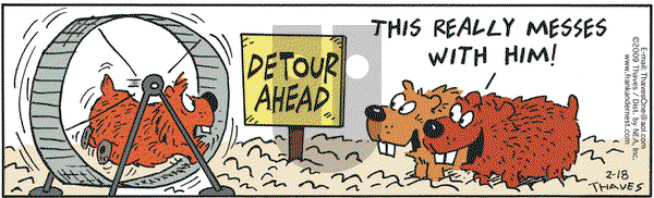 Frank and Ernest on Wednesday February 18, 2009 Comic Strip