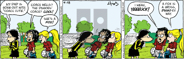 Cleats - Monday April 28, 2003 Comic Strip