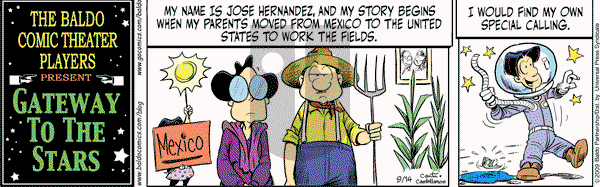 Baldo - Monday September 14, 2009 Comic Strip