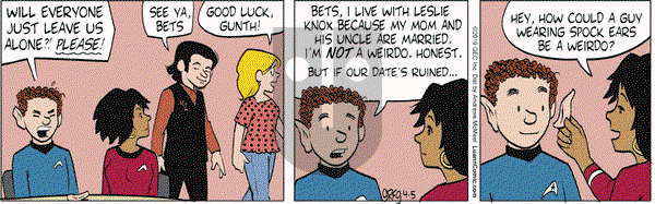 Luann on Friday April 5, 2019 Comic Strip