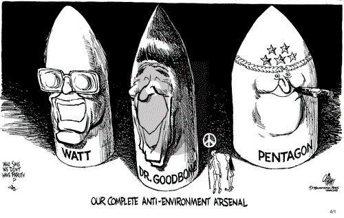 Pat Oliphant on Thursday April 1, 1982 Comic Strip