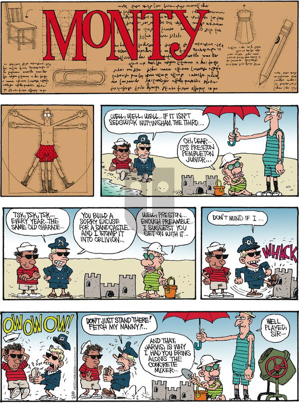 Monty - Sunday August 14, 2022 Comic Strip