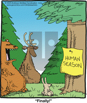 In the Bleachers on Friday January 24, 2020 Comic Strip