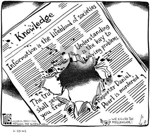 Tom Toles on Monday February 25, 2002 Comic Strip