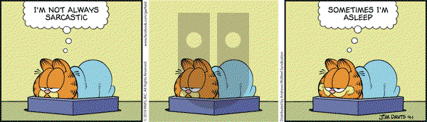 Garfield on Monday April 1, 2019 Comic Strip