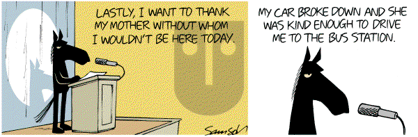 Dark Side of the Horse on Thursday April 19, 2012 Comic Strip