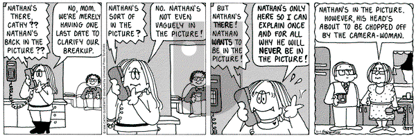 Cathy Classics on Friday November 1, 1996 Comic Strip