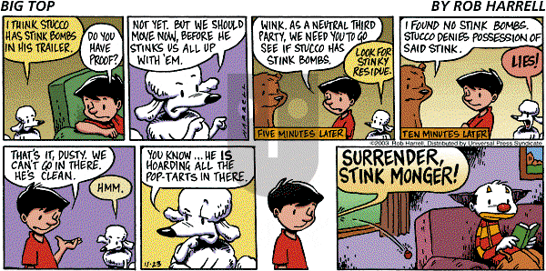 Big Top on Sunday November 23, 2003 Comic Strip