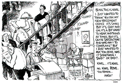 Pat Oliphant on Monday April 24, 2006 Comic Strip