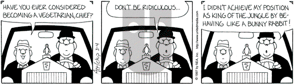 The Born Loser on Tuesday March 4, 1997 Comic Strip