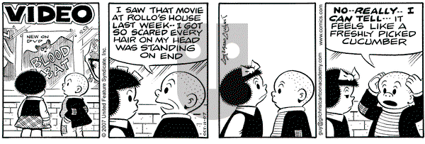 Nancy on Thursday October 11, 2007 Comic Strip