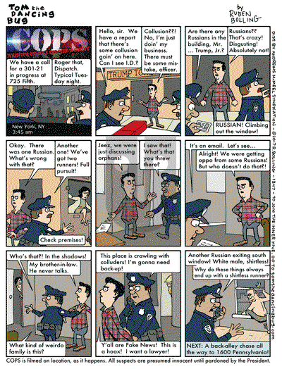 Tom the Dancing Bug on Monday July 17, 2017 Comic Strip