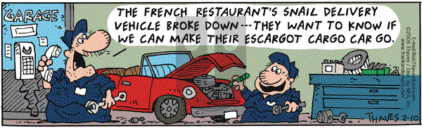 Frank and Ernest on Thursday February 10, 2005 Comic Strip