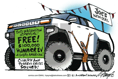 Henry Payne - Friday April 9, 2021 Comic Strip
