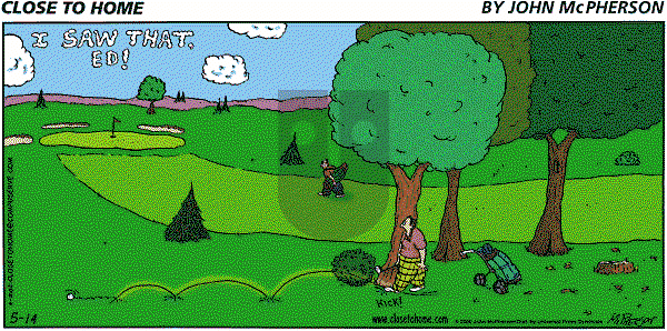 Close to Home on Sunday May 14, 2000 Comic Strip