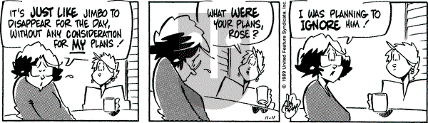 Rose is Rose on Friday November 10, 1989 Comic Strip