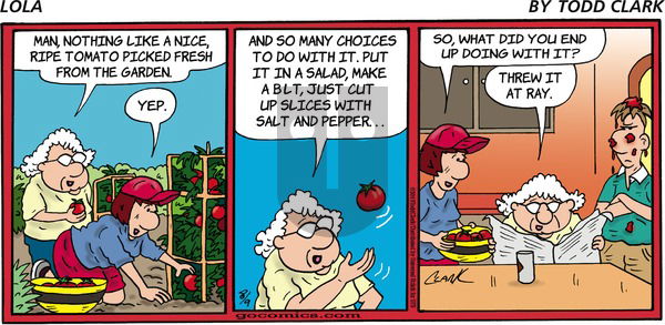 Lola on Sunday August 9, 2015 Comic Strip